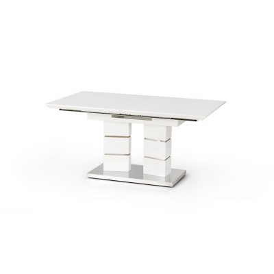 Стол обеденный HALMAR LORD белый/белый 160-200/90